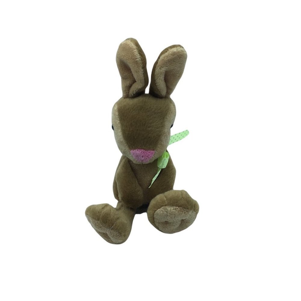 Animal Adventure Bunny Rabbit Plush Stuffed Animal Easter 2018 8" sitting